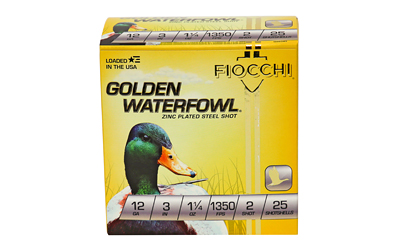 FIOCCHI 12GA #2 GOLDEN 25/250, SKU F123SGW2