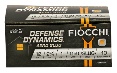 FIOCCHI 12GA AERO SLUG LW REC 10/250, SKU F12LRSLUG