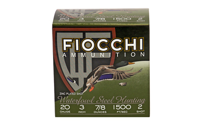 FIOCCHI 20GA #2 FLYWAY STEEL 25/250, SKU F203ST2