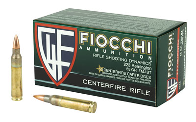 FIOCCHI 223REM 55GR FMJBT 50/1000, SKU F223A