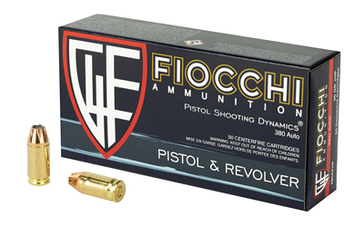 FIOCCHI 380ACP 90GR JHP 50/1000, SKU F380APHP