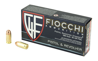 FIOCCHI 380ACP 95GR FMJ 50/1000, SKU F380AP