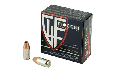 FIOCCHI 380ACP 90GR XTP 25/500, SKU F380XTP25