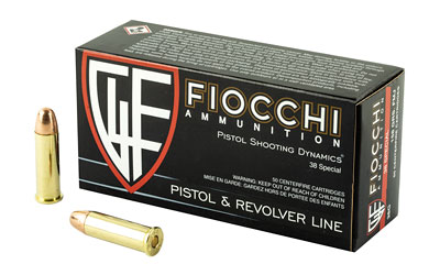 FIOCCHI 38SPL 158GR FMJ 50/1000, SKU F38G