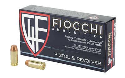 FIOCCHI 40SW 165GR FMJ 50/1000, SKU F40SWF