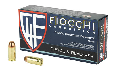 FIOCCHI 45ACP 230GR FMJ 50/500, SKU F45A500