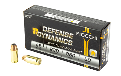 FIOCCHI 45ACP 230GR JHP 50/500, SKU F45T500