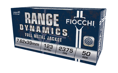 FIOCCHI 7.62X39 FMJ 123GR 50/500, SKU F762X39A