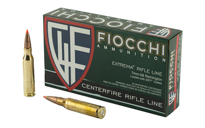 FIOCCHI 7MM-08REM 139GR SST 20/200, SKU F7MM08HSA