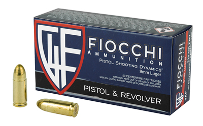 FIOCCHI 9MM 147GR FMJ 50/1000, SKU F9APD