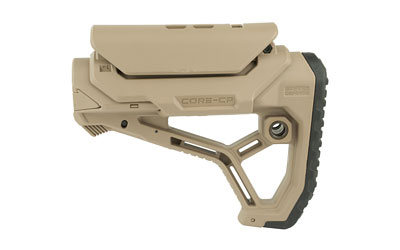 FAB DEF AR15 STOCK W/CHEEK REST TAN, SKU FABFX-GLCORECPT