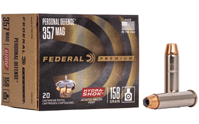 FED HYDRA-SHOK 357MAG 158GR 20/500, SKU FE357HS1