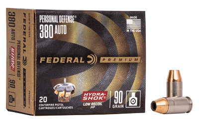 FED PD HYDRA-SHK 380ACP 90GR 20/200, SKU FE380HS1PDH