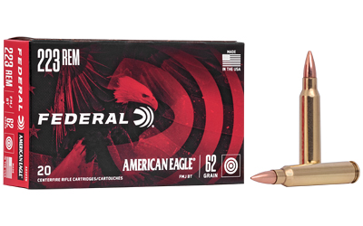 FED AM EAGLE 223 REM 62GR FMJ 20/500, SKU FEAE223N