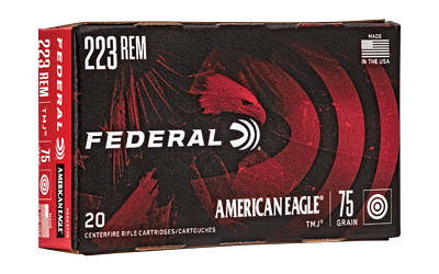 FED AM EAGLE 223 REM 75GR TMJ 20/500, SKU FEAE223T75