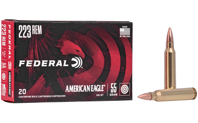 FED AM EAGLE 223REM 55G FMJ BT20/500, SKU FEAE223