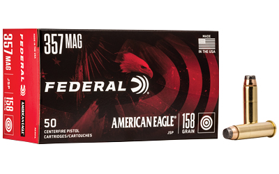 FED AM EAGLE 357MG 158GR JSP 50/1000, SKU FEAE357BX