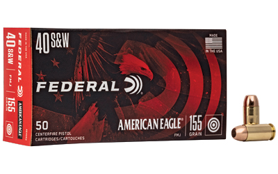 FED AM EAGLE 40S&W 155GR FMJ 50/1000, SKU FEAE40R2