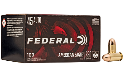 FED AM EAGLE 45ACP 230GR FMJ 100/500, SKU FEAE45A100