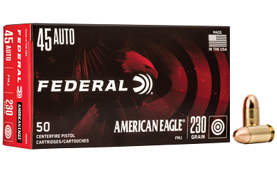 FED AM EAGLE 45ACP 230GR FMJ 50/1000, SKU FEAE45ABX