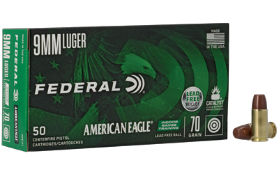 FED AM EAGLE 9MM 70GR LFB 50/500, SKU FEAE9LF1