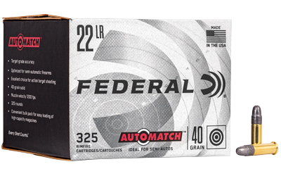 FED AUTO MTCH 22LR 40GR SLD 325/3250, SKU FEAM22