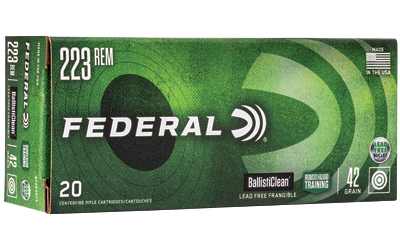 FED BALLISTICLEAN 223REM 42GR 20/500, SKU FEBC223NT5