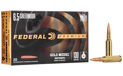 FED GOLD MDL 6.5CREED 130GR BERG 20, SKU FEGM65CRDBH130