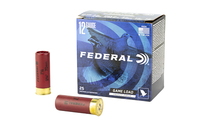 FED GAME LOAD 12GA 2.75" #7.5 25/250, SKU FEH12375