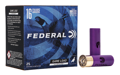 FED GAME LOAD 16GA 2.75" #6 25/250, SKU FEH1636