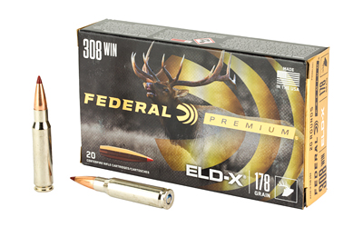 FED PREM 308WIN 178GR ELDX 20/200, SKU FEP308ELDX1