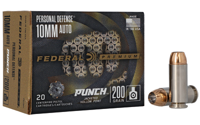 FED PRM PUNCH 10MM 200GR JHP 20/200, SKU FEPD10P1