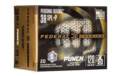 FED PUNCH 38 SPL 120GR JHP 20/200, SKU FEPD38P1