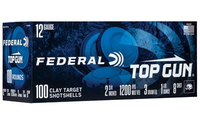 FED TOP GUN 12GA 2.75" #8 100/200, SKU FETG121008