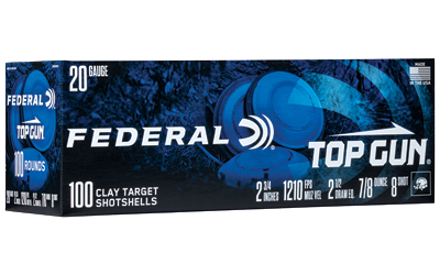 FED TOP GUN 20GA 2.75" #8 100/200, SKU FETG201008