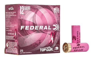 FED TOP GUN 12GA 2.75" #8 PNK 25/250, SKU FETGL12P8