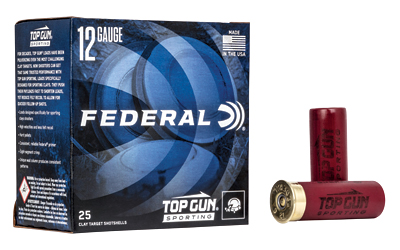 FED TOP GUN 12GA 2.75" #7.5 1 OZ 25/, SKU FETGSF12875