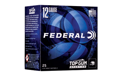 FED TOP GUN 12GA 2.75" #7.5 1 OZ 25/, SKU FETGSH1275