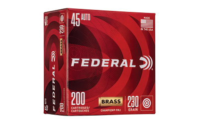 FED CHAMP 45ACP 230GR FMJ 200CT, SKU FEWM52332