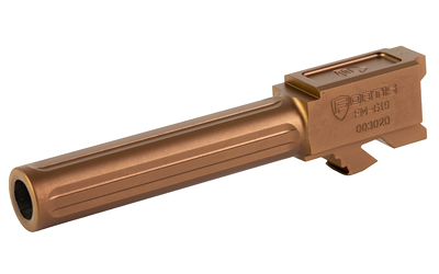 FORTIS BARREL FOR GLOCK 19 COPPER, SKU FORTFM-G19-CPPR