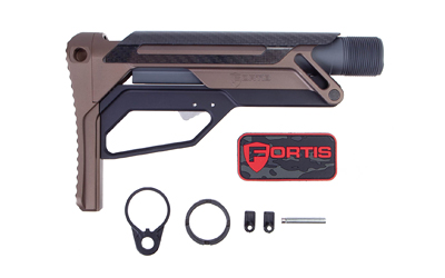 FORTIS LA STOCK W/BUFFER TUBE FDE, SKU FORTLAS-BNDL-15-FDE