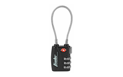 FSDC 3-DIAL TSA COMBO CABLE LOCK, SKU FSDCTSA380RCB