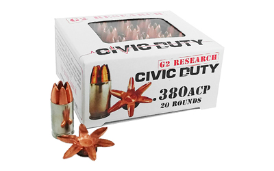 G2R CIVIC DUTY 380ACP 64GR 20/500, SKU G200621