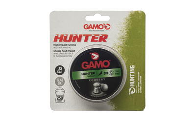 GAMO HUNTER ROUND NOSE .22 250CT, SKU GAM6320525BL54