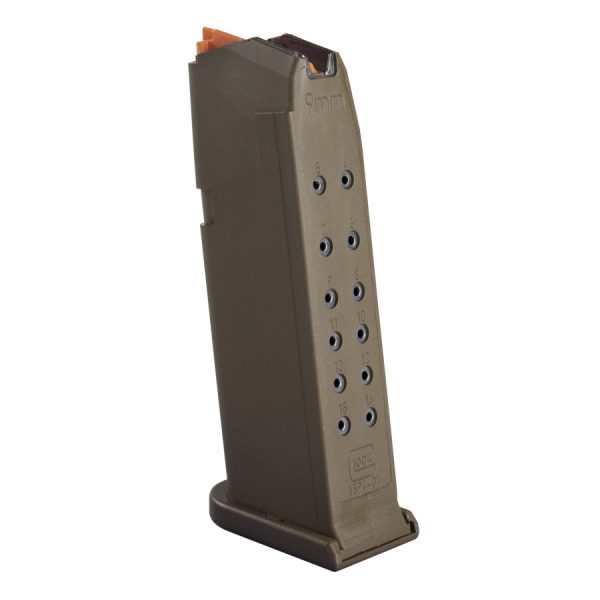 MAGAZINE G19 9MM 15RD FDE PKG, 47461