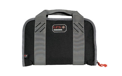 GPS DOUBLE COMPACT PISTOL CASE BLACK, SKU GOGPS-1107PCCB