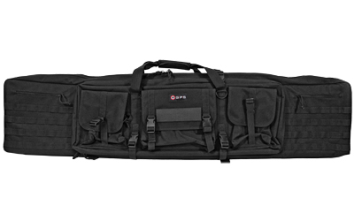 GPS DOUBLE RIFLE CASE 55" BLACK, SKU GOGPS-DRC55