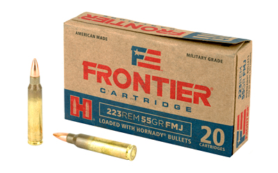 FRONTIER 223REM 55GR FMJ 20/500, SKU HFR100