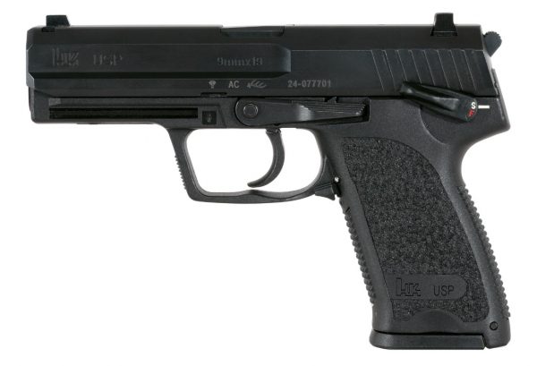 USP9 V1 DA/SA 9MM 10+1 SFTY, 81000309