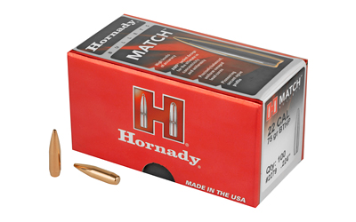 HRNDY MATCH 22CAL .224 75GR 100CT, SKU HRB2279